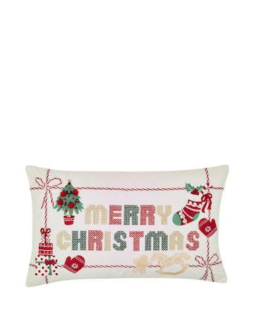 Catherine Lansfield Merry Christmas Cushion