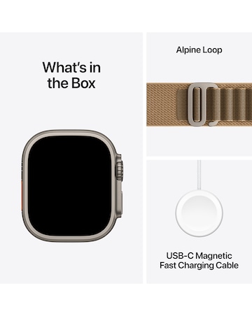 Apple Watch Ultra 4 GPS + Cellular 49mm - Titanium/Desert Alpine Loop - S