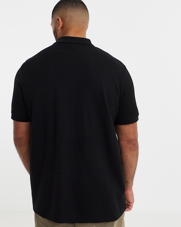 Jack & Jones Austin Waffle Polo - Black