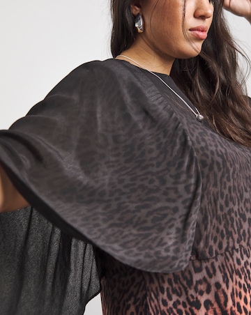 Joanna Hope Leopard Print Blouse