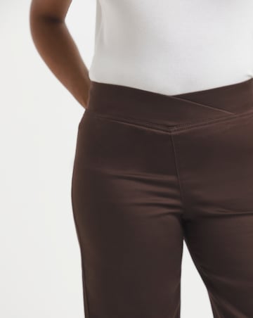 Chocolate Wide Leg Weekender Jeggings