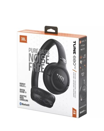 JBL Tune 680NC On-Ear Headphones - Black