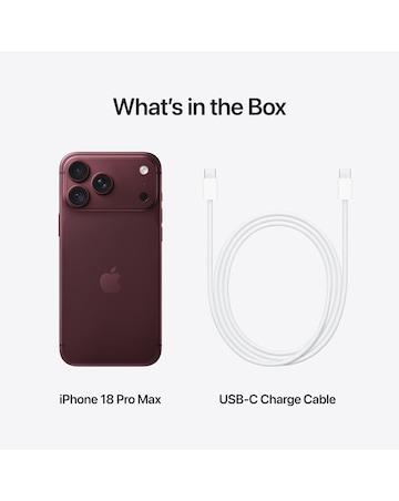 Apple iPhone 18 Pro Max 1TB - Burgundy