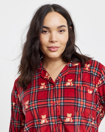 Bear Print Family Pyjamas - Womens