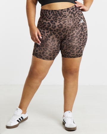 adidas Optime Essentials Animal Print 7Inch Short