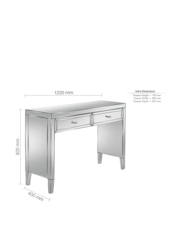 Valencia 2 Drawer Dressing Table