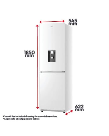 Hoover HONCQ3T518EWWK Fridge Freezer WD