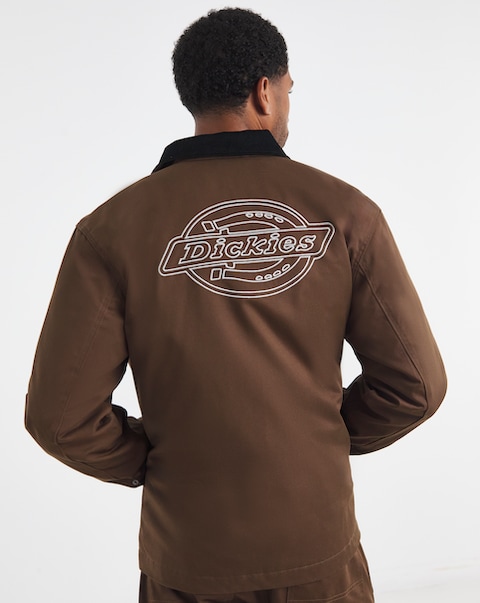 Dickies Union Back Graphic Barn Jacket - Brown