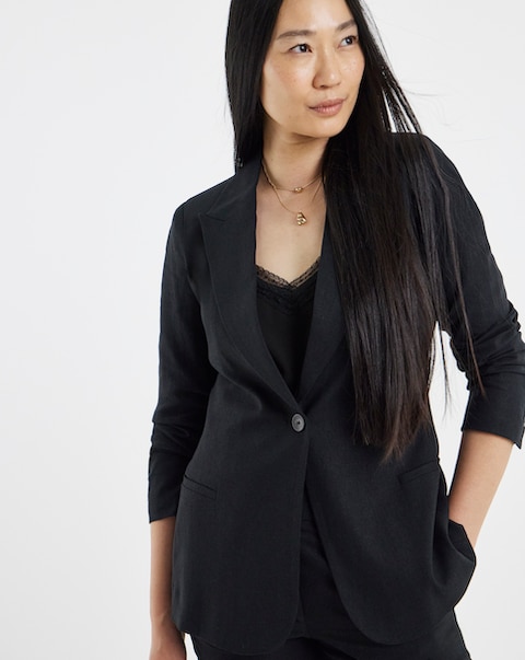 Linen Mix Blazer