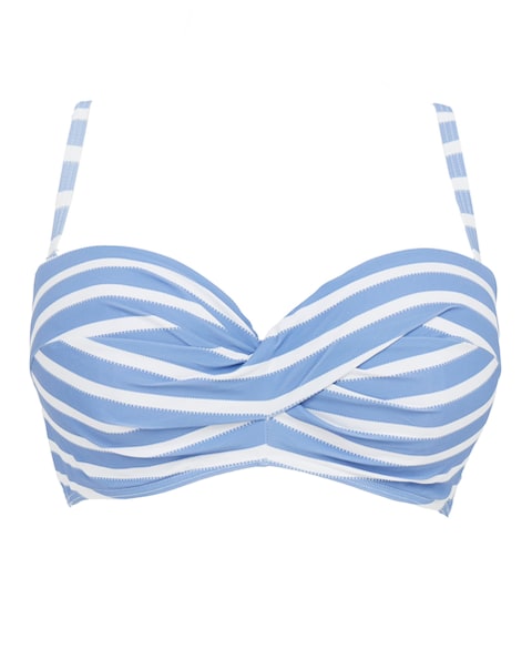 MAGISCULPT Twist Front Bandeau Bikini Top
