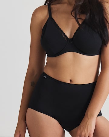 Sloggi (3 Pack) Microfibre Maxi Knickers Black