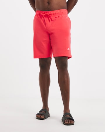 Jack & Jones Maui Tropic Solid Swim Trunk 2 Pack - Navy/Coral