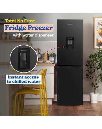 RUSSELL HOBBS FRIDGE FREEZER W/ WD INST