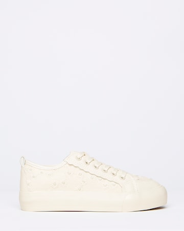 Shawnee Mesh Lace Up Trainers - Wide Fit (E)