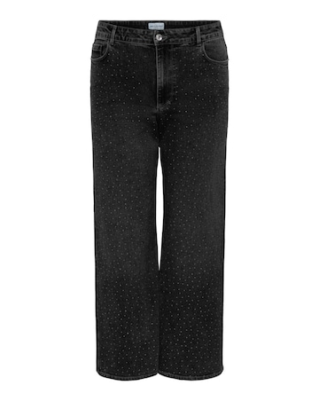ONLY Snow High Waisted Rhinestone Denim Jean