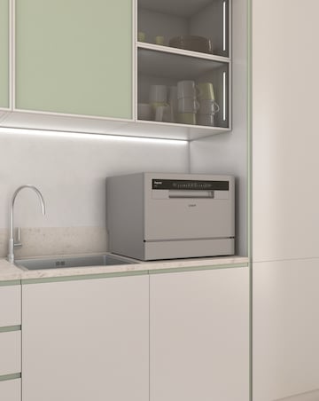 Candy Rapido Table Top Dishwasher- Graphite + Installation