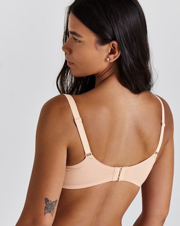 Pretty Secrets Bonded Smoothing Non Wired Balcony Bra (Fits Up To D Cup) Nude