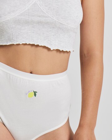 Pretty Secrets (7 Pack) Cotton Full Fit Knickers Fruits