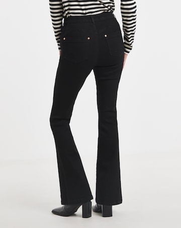 Black Magisculpt Shaping Bootcut Jeans