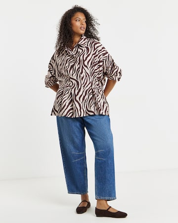 Simply Be Corset Seam Co-Ord Shirt