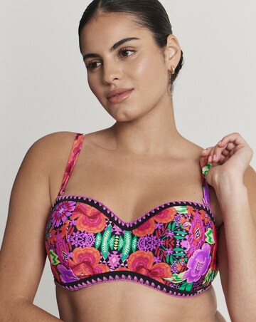 Figleaves Frida Underwired Bandeau Bikini Top