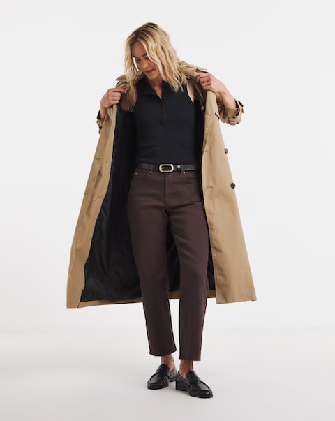 Chocolate Authentic Straight Leg Jeans