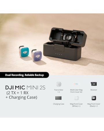 DJI Mic Mini 2S (2 TX + 1 RX + Charging Case)