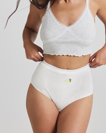 Pretty Secrets (7 Pack) Cotton Full Fit Knickers Fruits