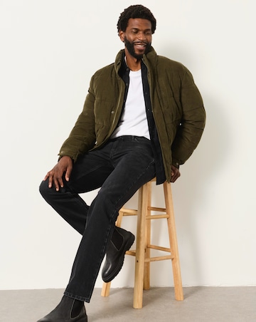 FatFace Straight Fit Jeans - Dark Grey