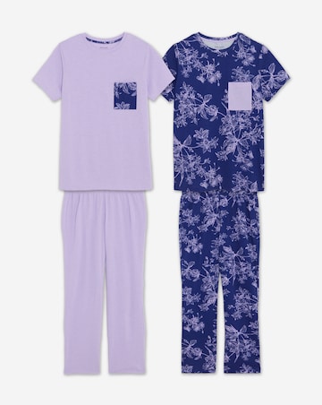 JD Williams (2 Pack) Value Pyjama Sets
