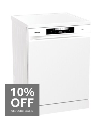 Hisense HS642D90WUK 14 Place Settings Dishwasher - White