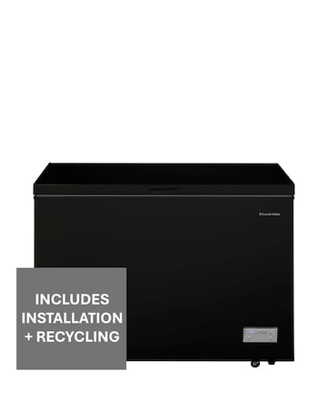 Russell Hobbs RH300CF201B 300L Chest Freezer Black + Install