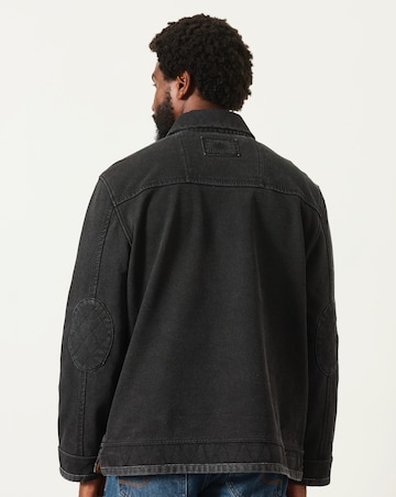 FatFace Airlie Button Neck Sweatshirt - Charcoal Grey