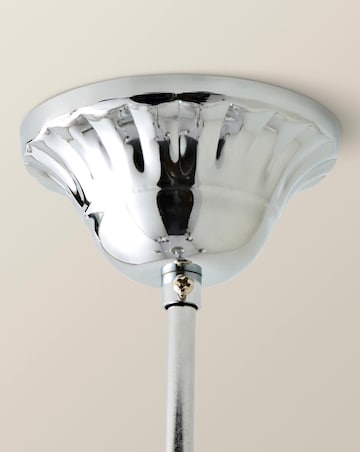 ValueLights Gothica Flemish Style 5 Way Ceiling Light Chrome