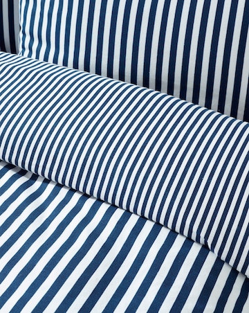 Catherine Lansfield Brushed Stripe Duvet Cover Set