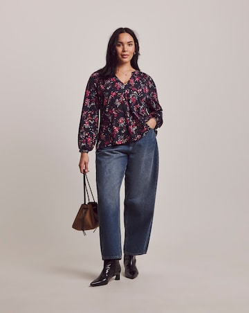 Julipa Metalic Print Jersey Blouse
