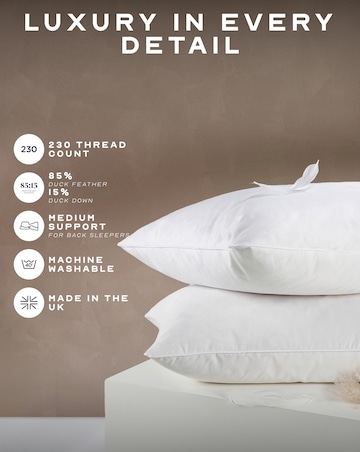 Snuggledown Scandi Duck Feather & Down Pillow 2 Pack