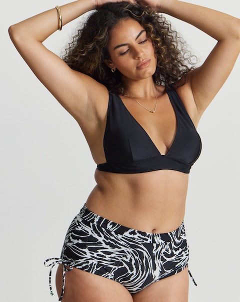Marble Mix And Match Bikini Short