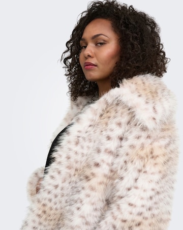 Only Animal Print Faux Fur Jacket