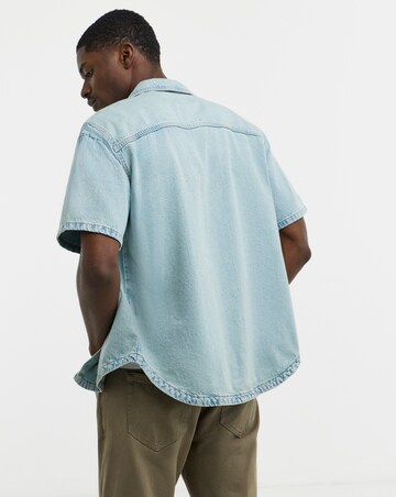 Only & Sons Boxy Denim Shirt - Blue