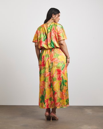 Joanna Hope Split Sleeve Maxi Dress