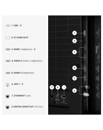 Hisense 55E78STUK PRO 55in QLED 4K Ultra HD Smart Gaming TV