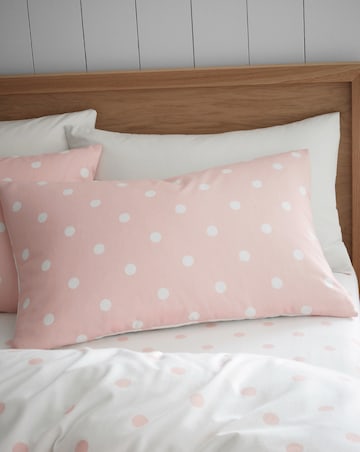 Catherine Lansfield Brushed Polka Dot Duvet Cover Set