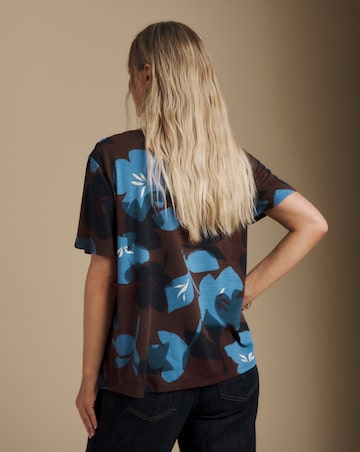 Julipa Printed Frill Jersey T-Shirt