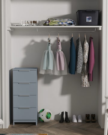 Humber Ready Assembled 4 Drawer Tallboy - Kids
