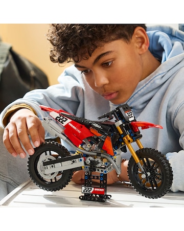 LEGO Technic Ducati Desmo450 MX Factory Motorcycle 42238