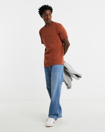 Pure Cotton Crew Neck T-Shirt Long