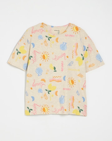 Lemon Print Value Shortie Set