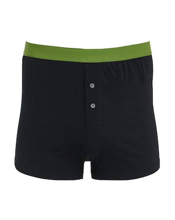 5 Pack Contrast Waist Loose Boxers