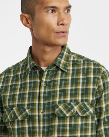 Long Sleeve Check Flannel Shirt